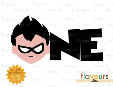 One - Robin - Teen Titans Go - Instant Download - SVG FILES - FlavoursStore