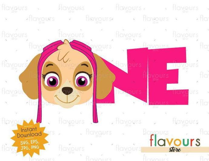 One - Skye - Paw Patrol - Instant Download - SVG FILES - FlavoursStore