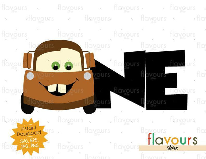 One - Tow Mater - Cars - Instant Download - SVG FILES - FlavoursStore