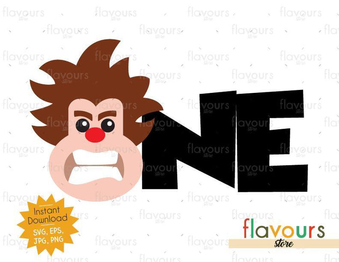 One - Wreck it Ralph - Instant Download - SVG FILES - FlavoursStore