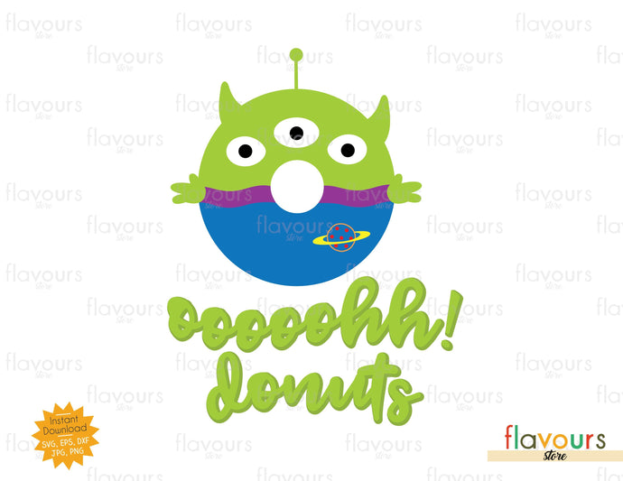 Oooooh Donuts - SVG Cut File - FlavoursStore