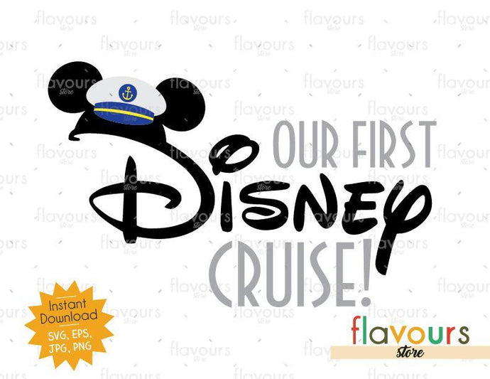 Our First Disney Trip Mickey Ears - SVG Cut File - FlavoursStore