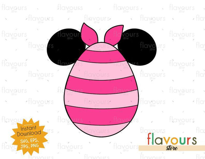 Piglet Ears Easter Egg - SVG Cut File - FlavoursStore