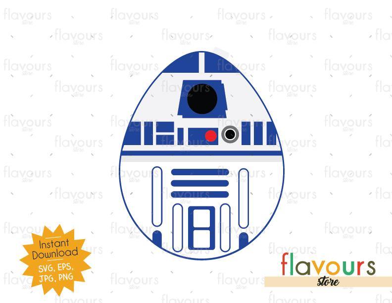 R2D2 Easter Egg - SVG Cut File - FlavoursStore