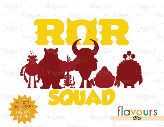 ROR Squad - Monsters Inc - Cuttable Design Files - FlavoursStore
