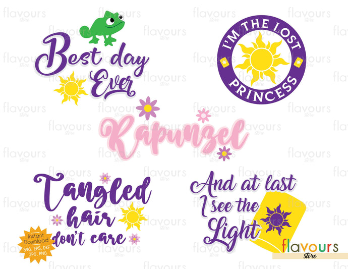 Rapunzel Bundle - SVG Cut Files - FlavoursStore