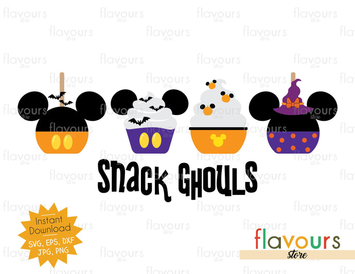 Snack Ghouls - SVG Cut File - FlavoursStore