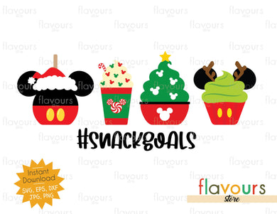 Snack Goals Christmas - SVG Cut File - FlavoursStore