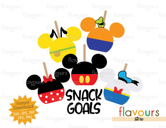 Snack Goals Disney Club - SVG Cut File - FlavoursStore