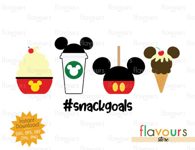 Snack Goals - Mickey - SVG Cut File - FlavoursStore