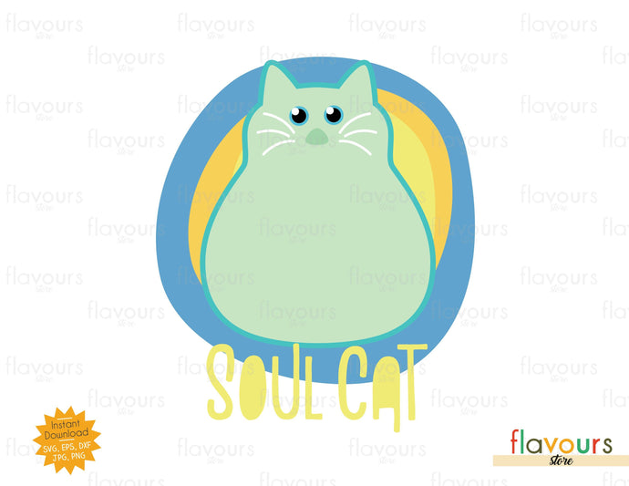Soul Cat - Mr. Mittens - SVG Cut File - FlavoursStore