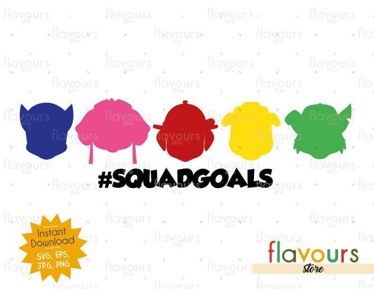 Paw Patrol Squad Goals - Instant Download - Cuttable Design Files - FlavoursStore