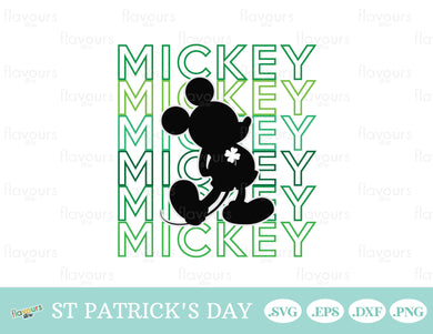 St Patrick's Mickey - SVG Cut File - FlavoursStore