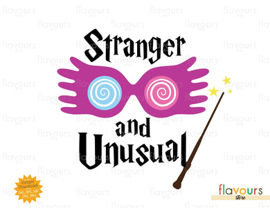 Stranger and Unusual - SVG Cut File - FlavoursStore