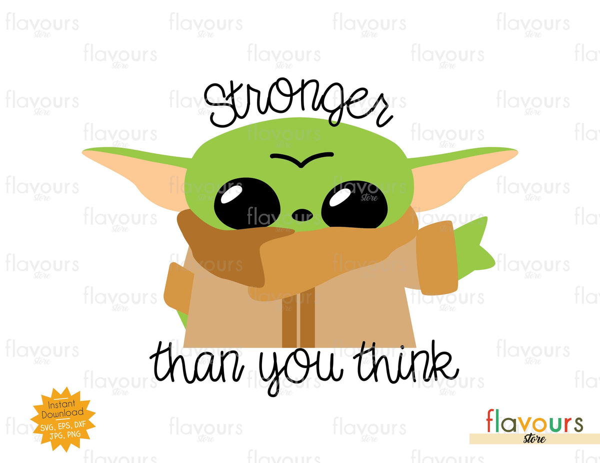 Stronger than you Think - SVG Cut File – FlavoursStore