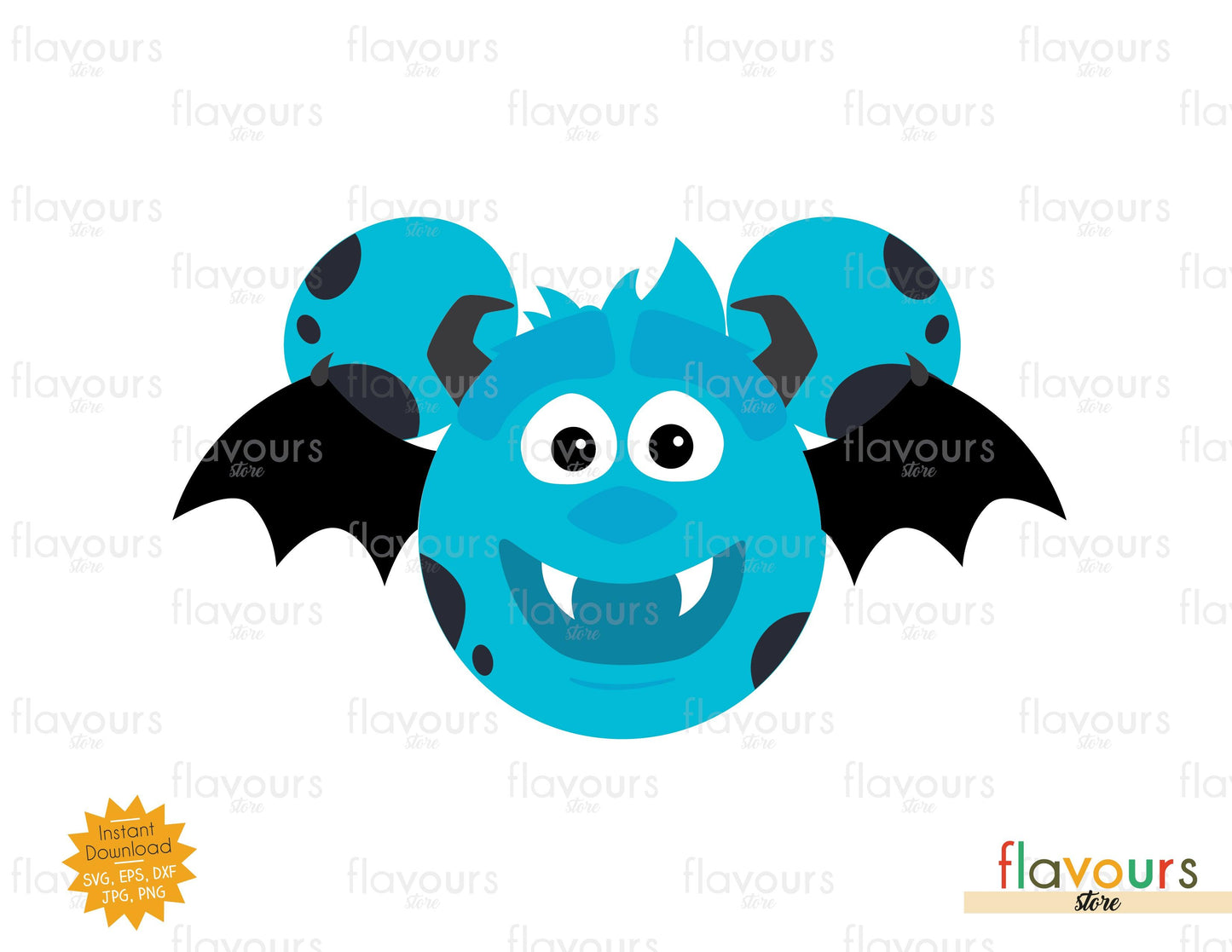 Sulley Bat Ears - SVG Cut File - FlavoursStore