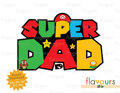 Super Dad - SVG Cut File - FlavoursStore