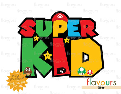 Super Kid - SVG Cut File - FlavoursStore