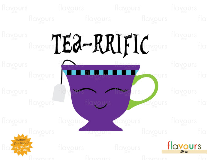 Tea-rrific - SVG Cut File - FlavoursStore