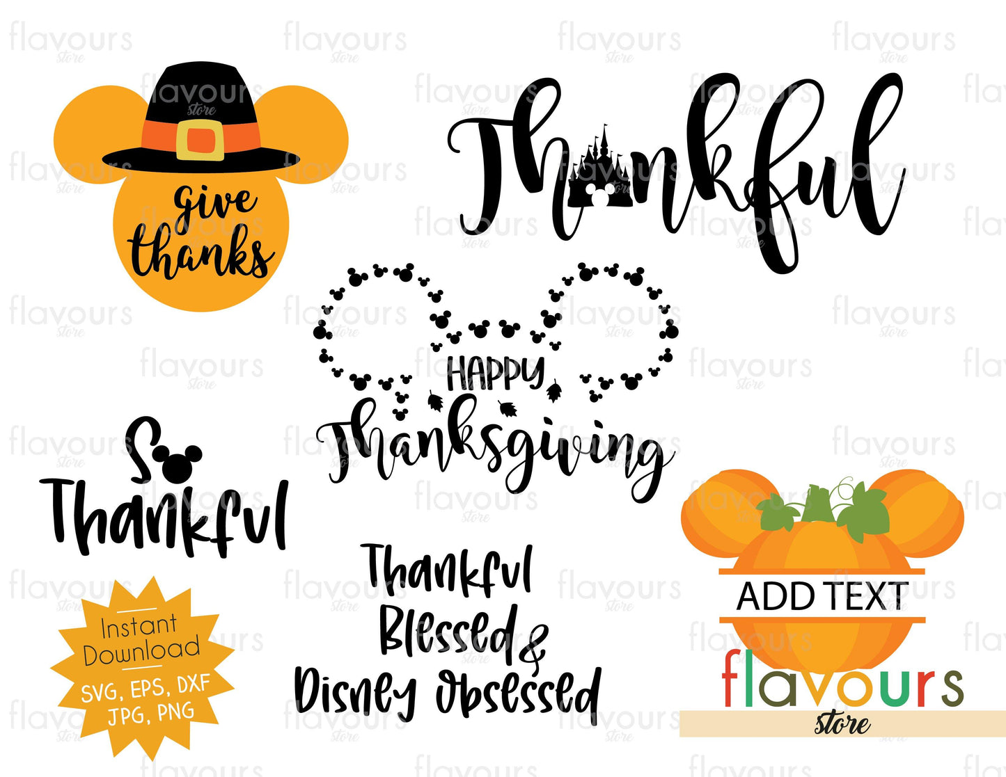 Thanksgiving Bundle - SVG Cut Files - FlavoursStore