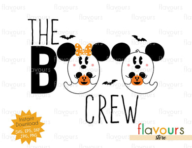 The Boo Crew - SVG Cut File - FlavoursStore