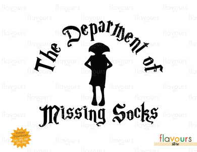 The Deparment of Missing Socks - SVG Cut File - FlavoursStore
