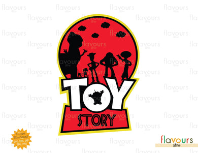 Toy Story Jurassic Park Logo - SVG Cut File - FlavoursStore
