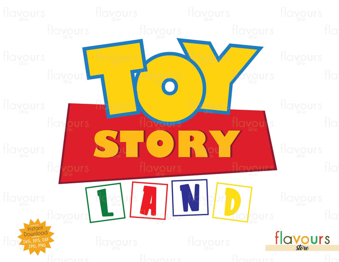 Toy Story Land - SVG Cut File - FlavoursStore