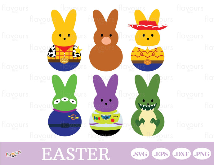 Toy Story Peeps, Bunny Peeps - SVG Cut Files - FlavoursStore