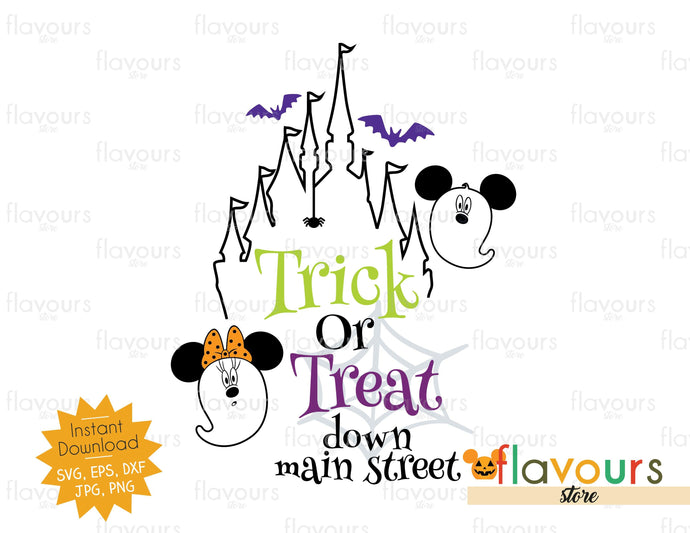 Trick or Treat Down Main Street - SVG Cut File - FlavoursStore
