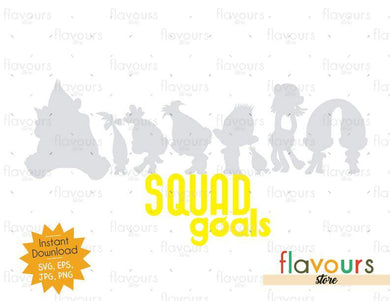 Trolls Squad Goals - Instant Download - Cuttable Design Files - FlavoursStore