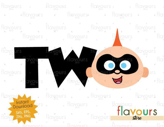 Two - Jack Jack - The Incredibles - Instant Download - SVG FILES - FlavoursStore