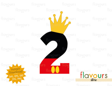 Two Mickey Crown - SVG Cut File - FlavoursStore