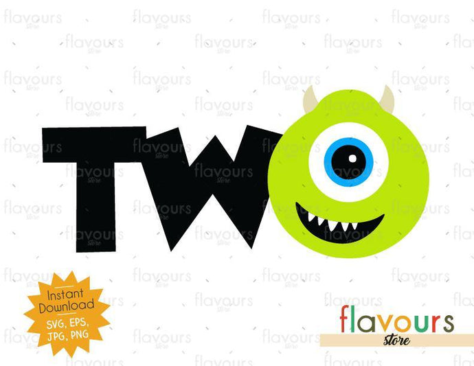 Two - Mike Monsters Inc - Instant Download - SVG FILES - FlavoursStore