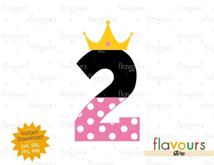 Two Crown - Minnie Inspired - SVG Cut File - FlavoursStore