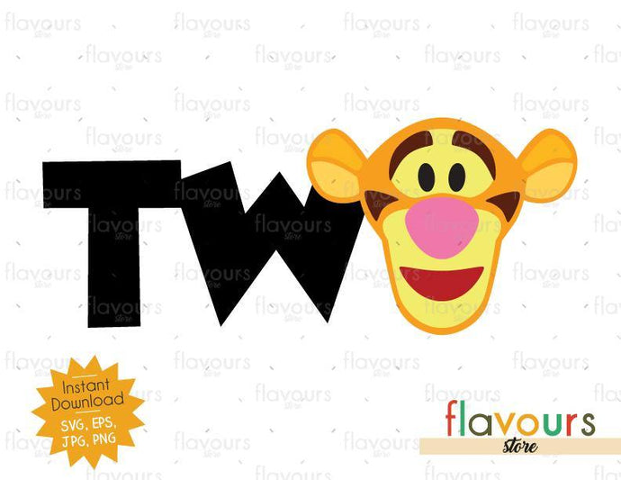 Two - Tigger - Winnie The Pooh - Cuttable Design Files - FlavoursStore
