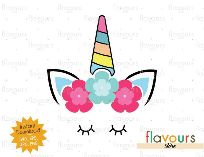 Unicorn -  Rainbow Alicorn - Instant Download - SVG Cut File - FlavoursStore