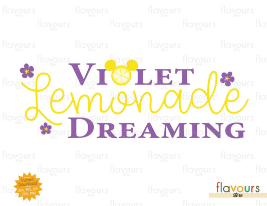 Violet Lemonade Dreaming - SVG Cut File - FlavoursStore