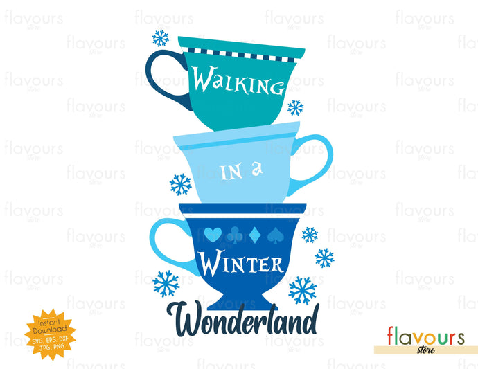 Walking in a Winter Wonderland - SVG Cut File - FlavoursStore