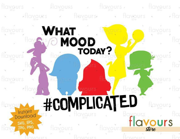 What Mood Today - Inside Out - SVG Cut File - FlavoursStore
