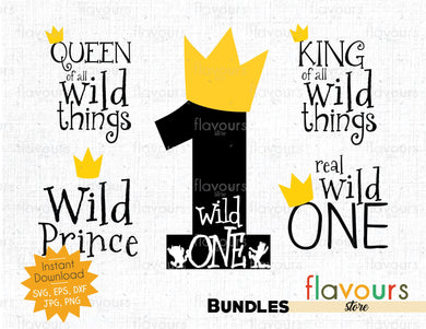 Wild Things - Birthday Bundle - Instant Download - SVG Cut File - FlavoursStore