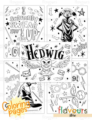 Wizard World Coloring Pages - FlavoursStore
