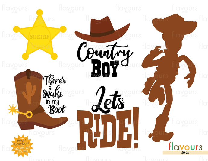 Woody - Toy Story Bundle - SVG Cut File - FlavoursStore