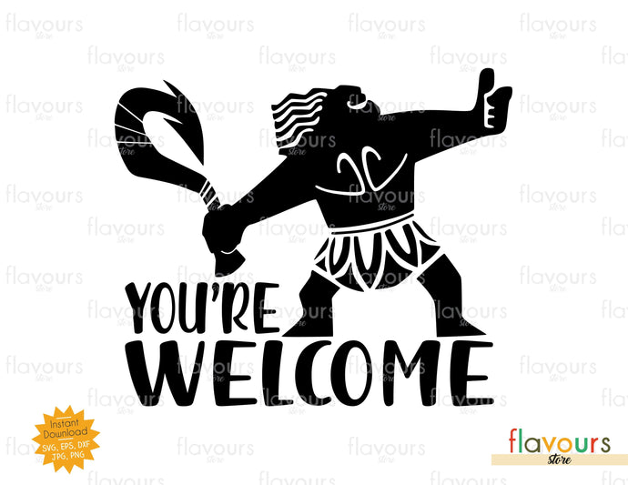 You're Welcome, Maui - SVG Cut File - FlavoursStore
