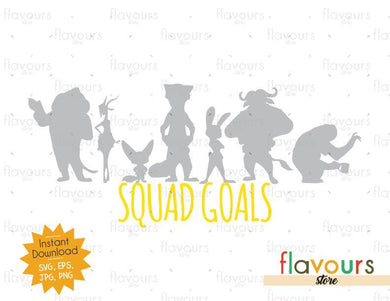 Zootopia Squad Goals - Zootopia - Cuttable Design Files - FlavoursStore
