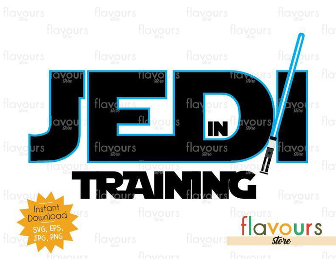 Jedi in Training - Star Wars - Cuttable Design Files - FlavoursStore