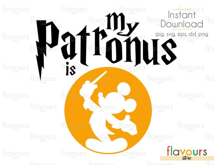 My Patronus is Mickey Mouse - Harry Potter - SVG Cut files - FlavoursStore